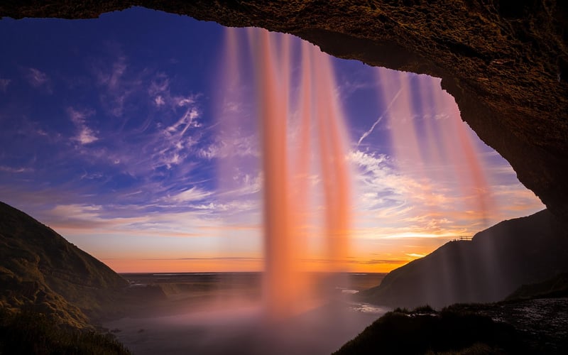 Waterfall in Iceland
